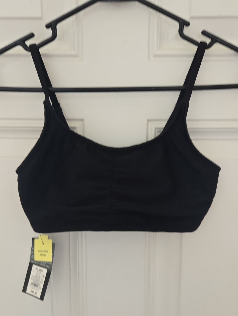 art class Black Girls' Swim Bikini Top with Adjustable Straps